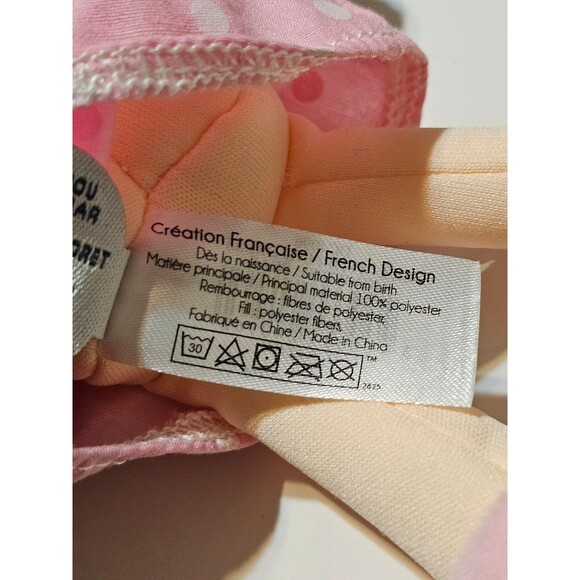 Jolijou Doudou et Compagnie Paris Little Miss Mille Bonbon Doll Pink Dress 7.5" - Picture 6 of 10